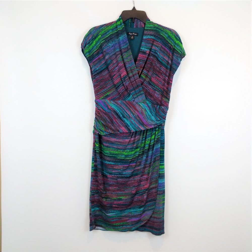 Maggy Boutique Striped Dress Size 10